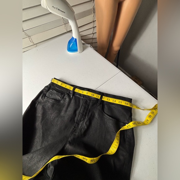 GOOD AMERICAN good legs coated ankle skinny jeans size15/33 - Picture 15 of 16